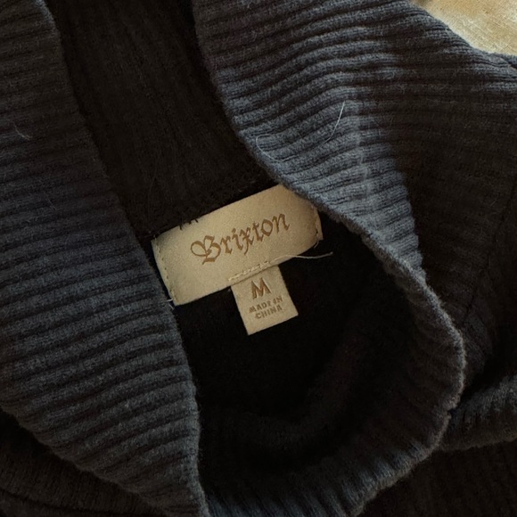 Brixton Black Turtleneck T Shirt - Picture 5 of 5